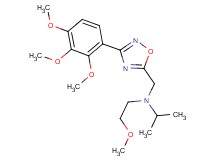 N-(2-methoxyethyl)-N-{[3-(2,3,4-trimethoxyphenyl)-1,2,4-oxadiazol-5-yl]methyl}-2-propanamine