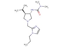 N'-{(3S*,4R*)-4-isopropyl-1-[(1-propyl-1H-imidazol-2-yl)methyl]-3-pyrrolidinyl}-N,N-dimethylurea