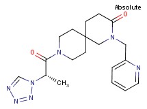 2-(pyridin-2-ylmethyl)-9-[(2S)-2-(1H-tetrazol-1-yl)propanoyl]-2,9-diazaspiro[5.5]undecan-3-one