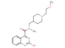 2-hydroxy-N-{[1-(2-methoxyethyl)-4-piperidinyl]methyl}-N-methyl-4-quinazolinecarboxamide