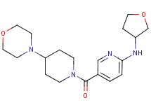 5-[(4-morpholin-4-ylpiperidin-1-yl)carbonyl]-N-(tetrahydrofuran-3-yl)pyridin-2-amine