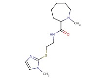 1-methyl-N-{2-[(1-methyl-1H-imidazol-2-yl)thio]ethyl}-2-azepanecarboxamide