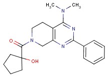 1-{[4-(dimethylamino)-2-phenyl-5,8-dihydropyrido[3,4-d]pyrimidin-7(6H)-yl]carbonyl}cyclopentanol