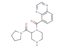 5-{[2-(1-pyrrolidinylcarbonyl)-1-piperazinyl]carbonyl}quinoxaline