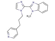 1-methyl-2-[1-(3-pyridin-4-ylpropyl)-1H-imidazol-2-yl]-1H-benzimidazole