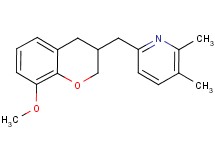 6-[(8-methoxy-3,4-dihydro-2H-chromen-3-yl)methyl]-2,3-dimethylpyridine