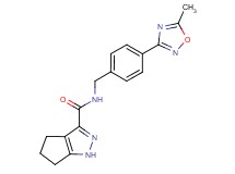 N-[4-(5-methyl-1,2,4-oxadiazol-3-yl)benzyl]-1,4,5,6-tetrahydrocyclopenta[c]pyrazole-3-carboxamide