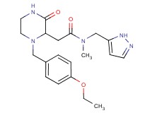 2-[1-(4-ethoxybenzyl)-3-oxo-2-piperazinyl]-N-methyl-N-(1H-pyrazol-5-ylmethyl)acetamide