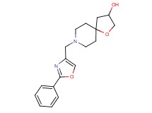 8-[(2-phenyl-1,3-oxazol-4-yl)methyl]-1-oxa-8-azaspiro[4.5]decan-3-ol