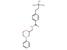 4-(3-hydroxy-3-methylbutyl)-N-[(4-phenyl-2-morpholinyl)methyl]benzamide
