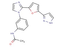 N-(3-{2-[5-(1H-pyrazol-3-yl)-2-furyl]-1H-imidazol-1-yl}phenyl)acetamide