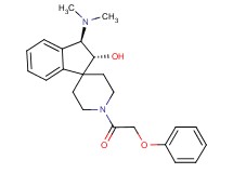 (2R*,3R*)-3-(dimethylamino)-1'-(phenoxyacetyl)-2,3-dihydrospiro[indene-1,4'-piperidin]-2-ol