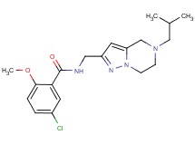 5-chloro-N-[(5-isobutyl-4,5,6,7-tetrahydropyrazolo[1,5-a]pyrazin-2-yl)methyl]-2-methoxybenzamide