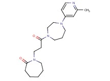 1-{3-[4-(2-methyl-4-pyridinyl)-1,4-diazepan-1-yl]-3-oxopropyl}-2-azepanone