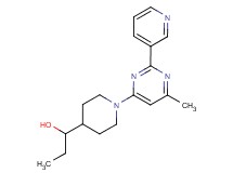 1-[1-(6-methyl-2-pyridin-3-ylpyrimidin-4-yl)piperidin-4-yl]propan-1-ol
