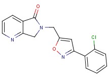 6-{[3-(2-chlorophenyl)isoxazol-5-yl]methyl}-6,7-dihydro-5H-pyrrolo[3,4-b]pyridin-5-one