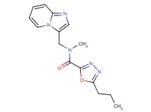 N-(imidazo[1,2-a]pyridin-3-ylmethyl)-N-methyl-5-propyl-1,3,4-oxadiazole-2-carboxamide