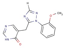 5-{[1-(2-methoxyphenyl)-1H-1,2,4-triazol-5-yl]methyl}pyrimidin-4(3H)-one