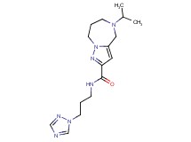 5-isopropyl-N-[3-(1H-1,2,4-triazol-1-yl)propyl]-5,6,7,8-tetrahydro-4H-pyrazolo[1,5-a][1,4]diazepine-2-carboxamide