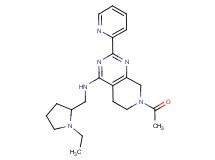 7-acetyl-N-[(1-ethylpyrrolidin-2-yl)methyl]-2-pyridin-2-yl-5,6,7,8-tetrahydropyrido[3,4-d]pyrimidin-4-amine