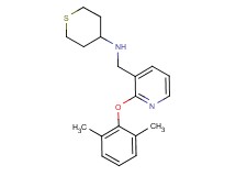 N-{[2-(2,6-dimethylphenoxy)-3-pyridinyl]methyl}tetrahydro-2H-thiopyran-4-amine
