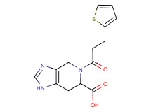 5-[3-(2-thienyl)propanoyl]-4,5,6,7-tetrahydro-1H-imidazo[4,5-c]pyridine-6-carboxylic acid