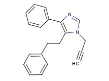 4-phenyl-5-(2-phenylethyl)-1-prop-2-yn-1-yl-1H-imidazole
