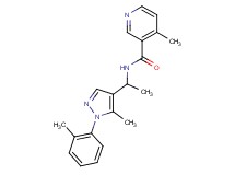 4-methyl-N-{1-[5-methyl-1-(2-methylphenyl)-1H-pyrazol-4-yl]ethyl}nicotinamide