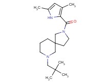 7-(2,2-dimethylpropyl)-2-[(3,5-dimethyl-1H-pyrrol-2-yl)carbonyl]-2,7-diazaspiro[4.5]decane