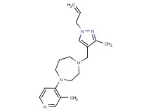 1-[(1-allyl-3-methyl-1H-pyrazol-4-yl)methyl]-4-(3-methylpyridin-4-yl)-1,4-diazepane