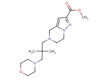 methyl 5-(2,2-dimethyl-3-morpholin-4-ylpropyl)-4,5,6,7-tetrahydropyrazolo[1,5-a]pyrazine-2-carboxylate