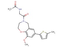 N-{2-[9-methoxy-7-(5-methyl-2-thienyl)-2,3-dihydro-1,4-benzoxazepin-4(5H)-yl]-2-oxoethyl}acetamide