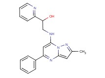 2-[(2-methyl-5-phenylpyrazolo[1,5-a]pyrimidin-7-yl)amino]-1-pyridin-2-ylethanol
