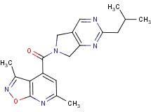 4-[(2-isobutyl-5,7-dihydro-6H-pyrrolo[3,4-d]pyrimidin-6-yl)carbonyl]-3,6-dimethylisoxazolo[5,4-b]pyridine