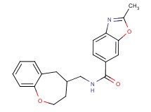2-methyl-N-(2,3,4,5-tetrahydro-1-benzoxepin-4-ylmethyl)-1,3-benzoxazole-6-carboxamide