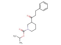 isopropyl 3-(3-phenylpropanoyl)-1-piperidinecarboxylate