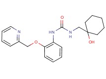 N-[(1-hydroxycyclohexyl)methyl]-N'-[2-(pyridin-2-ylmethoxy)phenyl]urea