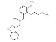 (2-butoxy-3-methoxybenzyl)methyl(4,5,6,7-tetrahydro-1H-indazol-3-ylmethyl)amine