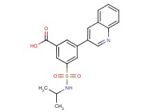 3-[(isopropylamino)sulfonyl]-5-quinolin-3-ylbenzoic acid