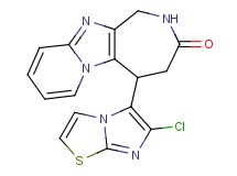 5-(6-chloroimidazo[2,1-b][1,3]thiazol-5-yl)-1,2,4,5-tetrahydro-3H-pyrido[1',2':1,2]imidazo[4,5-c]azepin-3-one