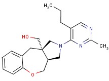 [(3aS*,10aS*)-2-(2-methyl-5-propylpyrimidin-4-yl)-2,3,3a,4-tetrahydro-1H-[1]benzoxepino[3,4-c]pyrrol-10a(10H)-yl]methanol