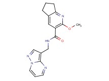 2-methoxy-N-(pyrazolo[1,5-a]pyrimidin-3-ylmethyl)-6,7-dihydro-5H-cyclopenta[b]pyridine-3-carboxamide