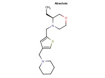 (3S)-3-ethyl-4-{[4-(piperidin-1-ylmethyl)-2-thienyl]methyl}morpholine