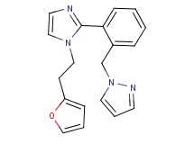 1-(2-{1-[2-(2-furyl)ethyl]-1H-imidazol-2-yl}benzyl)-1H-pyrazole
