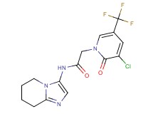2-[3-chloro-2-oxo-5-(trifluoromethyl)pyridin-1(2H)-yl]-N-(5,6,7,8-tetrahydroimidazo[1,2-a]pyridin-3-yl)acetamide