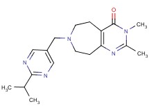 7-[(2-isopropylpyrimidin-5-yl)methyl]-2,3-dimethyl-3,5,6,7,8,9-hexahydro-4H-pyrimido[4,5-d]azepin-4-one