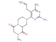 8-(5-allyl-2-amino-6-methylpyrimidin-4-yl)-2-methyltetrahydro-2H-pyrazino[1,2-a]pyrazine-1,4(3H,6H)-dione