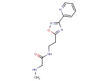 N~2~-methyl-N~1~-[2-(3-pyridin-2-yl-1,2,4-oxadiazol-5-yl)ethyl]glycinamide