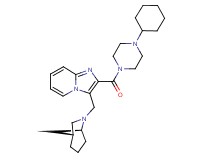 3-[(1R*,5S*)-6-azabicyclo[3.2.1]oct-6-ylmethyl]-2-[(4-cyclohexyl-1-piperazinyl)carbonyl]imidazo[1,2-a]pyridine