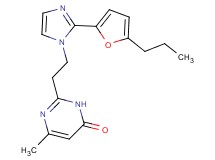 6-methyl-2-{2-[2-(5-propyl-2-furyl)-1H-imidazol-1-yl]ethyl}pyrimidin-4(3H)-one